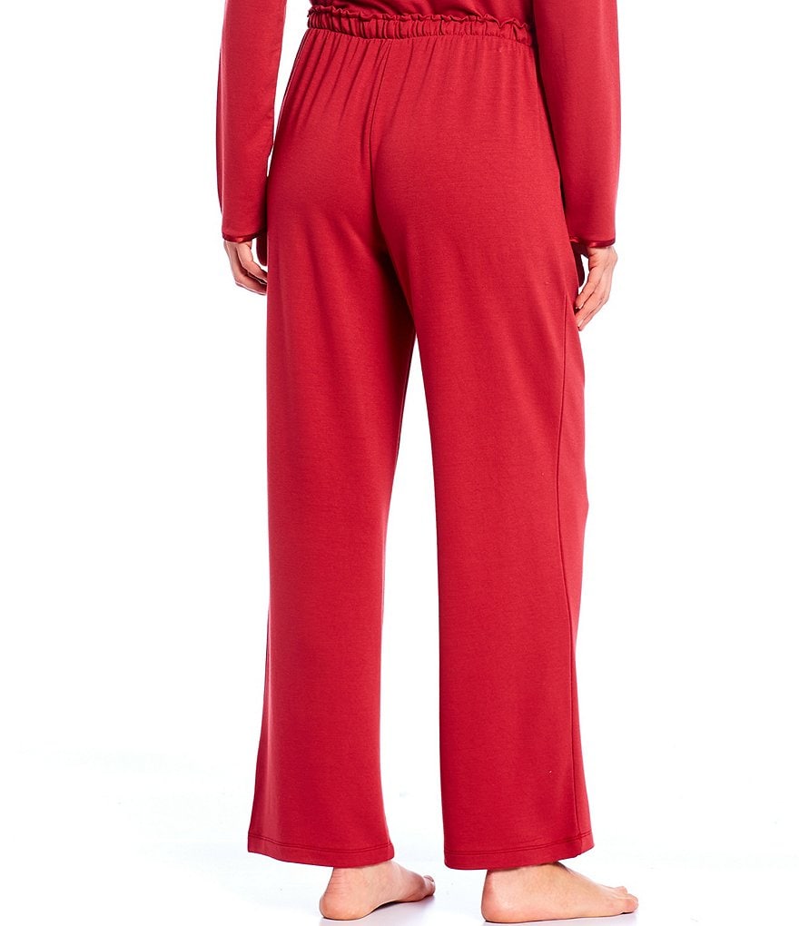 Cabernet Solid Knit Drawstring Sleep Pants