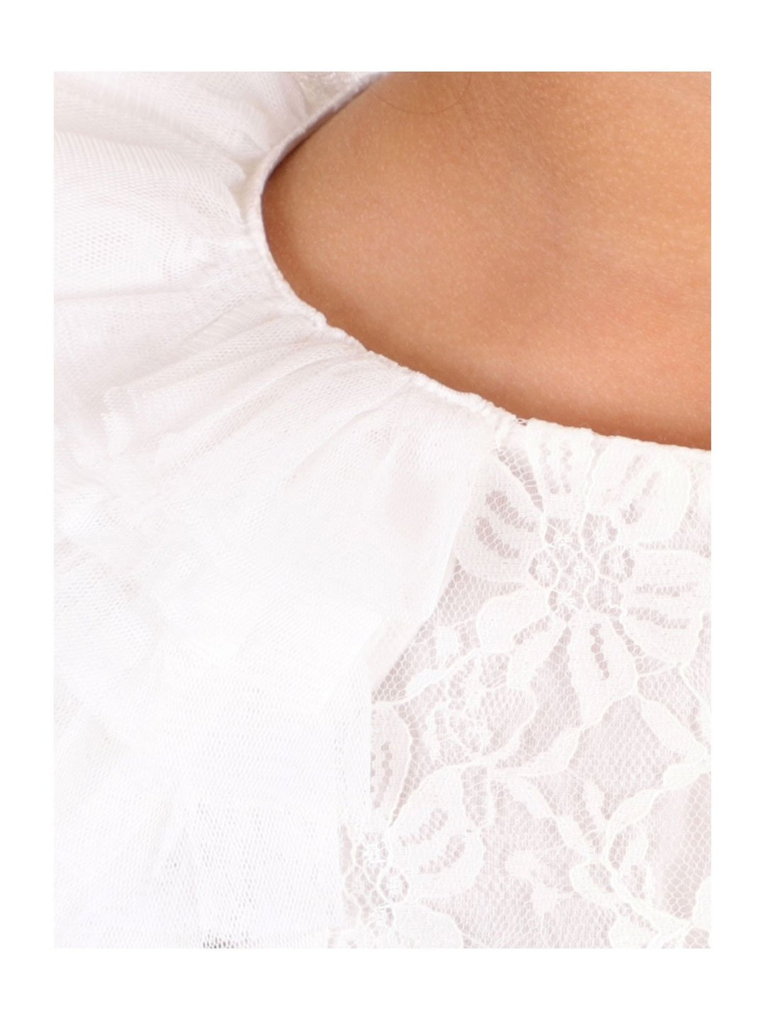 KidsDew Kids White Embroidered Dress