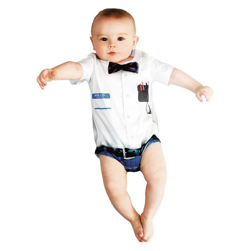 Baby Nerd Romper Costume 0-6M