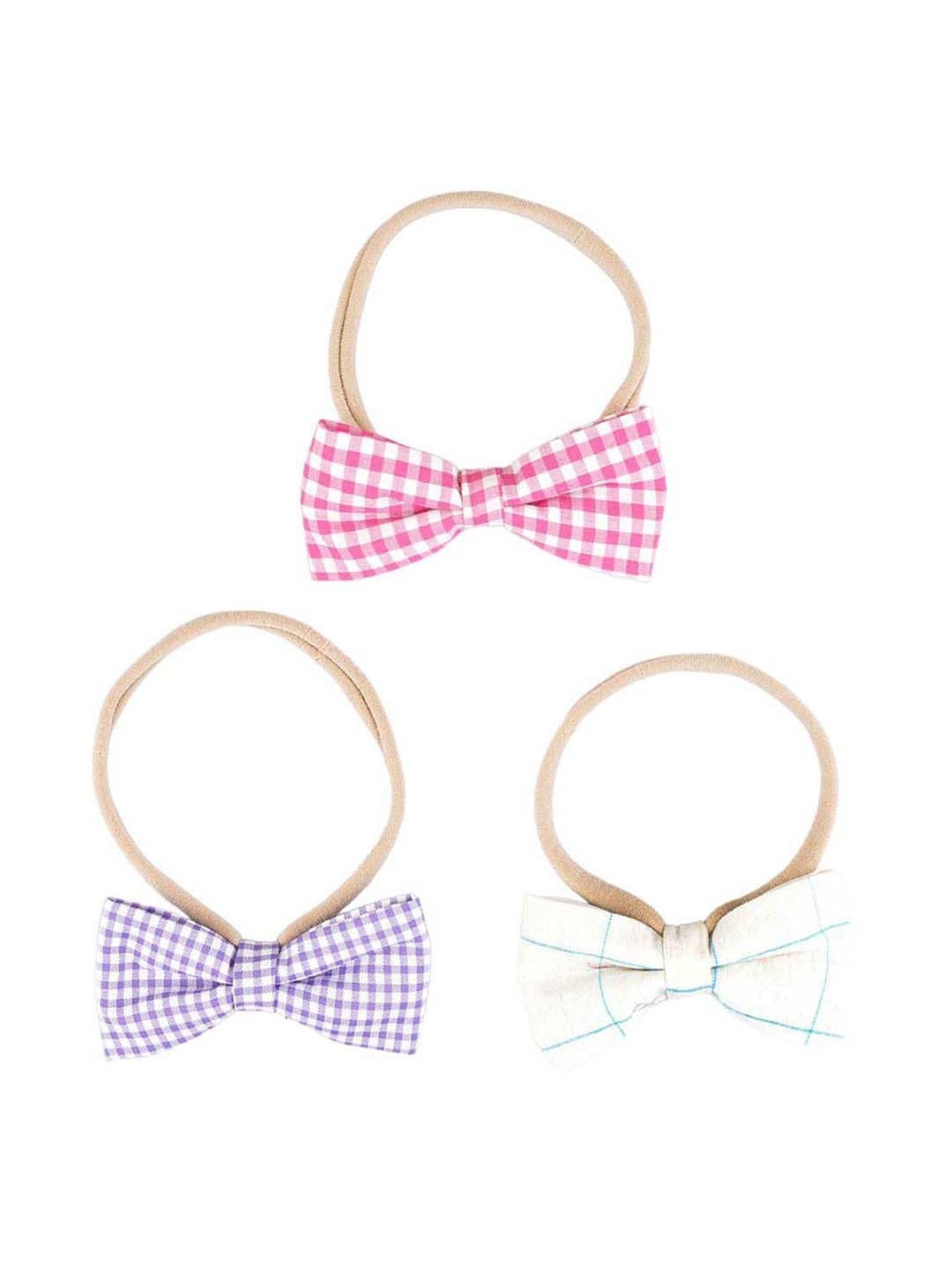 Choko Multicolour Printed Hair Band - Pack of 3