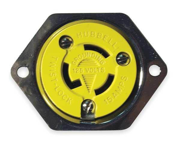 Flanged Outlet, L5-15R, 2P, 3W, 125V