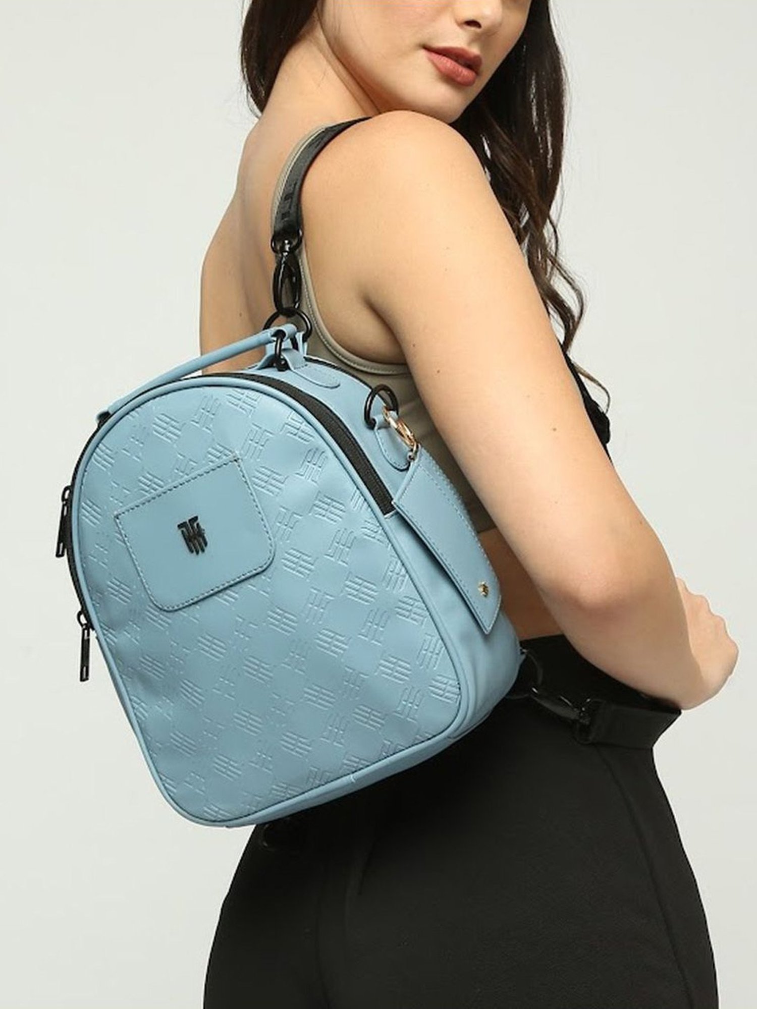 Tohl Fenwick Black Leather Medium Backpack