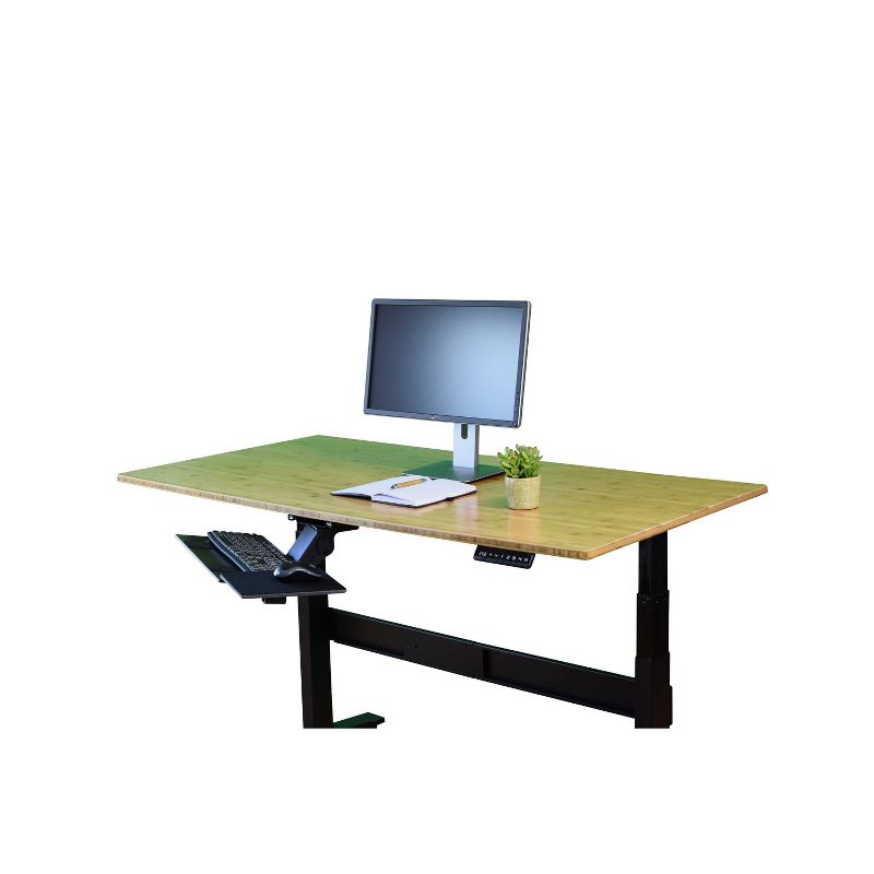 Adjustable Under Desk Computer Keyboard Tray Black - Uncaged Ergonomics