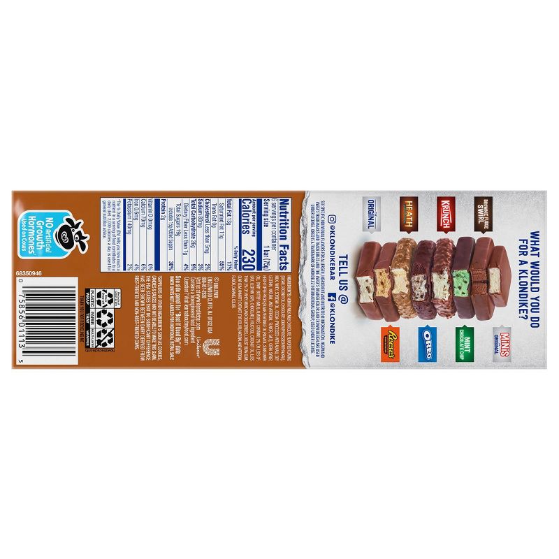 Klondike Heath Frozen Ice Cream Bars - 6ct