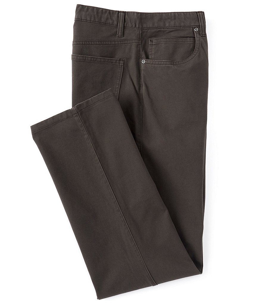 Roundtree & Yorke Flat-Front 5 Pocket Pants