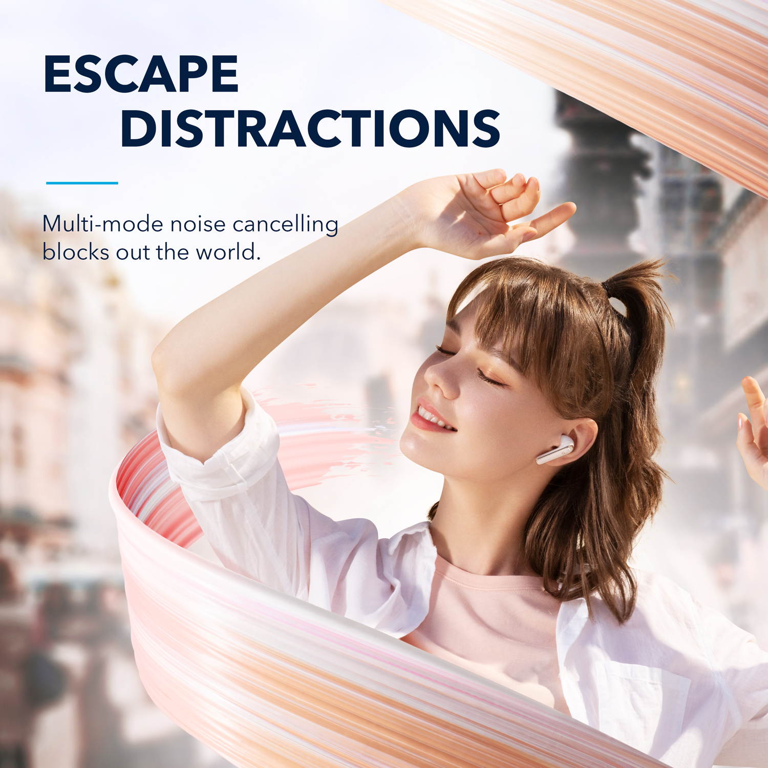 Soundcore by Anker Life P3 Noise Cancelling Earbuds, Thumping Bass, 6 Mics for Clear Calls, Multi Mode Noise Cancelling, 35H Playtime, Wireless Charging, Soundcore App, Customized Sound, Gaming Mode