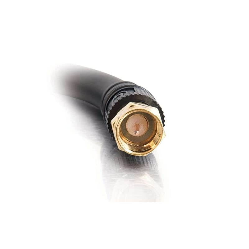 29137 Value Series FType RG6 Coaxial Video Cable Black 100 Feet 3048 Meters