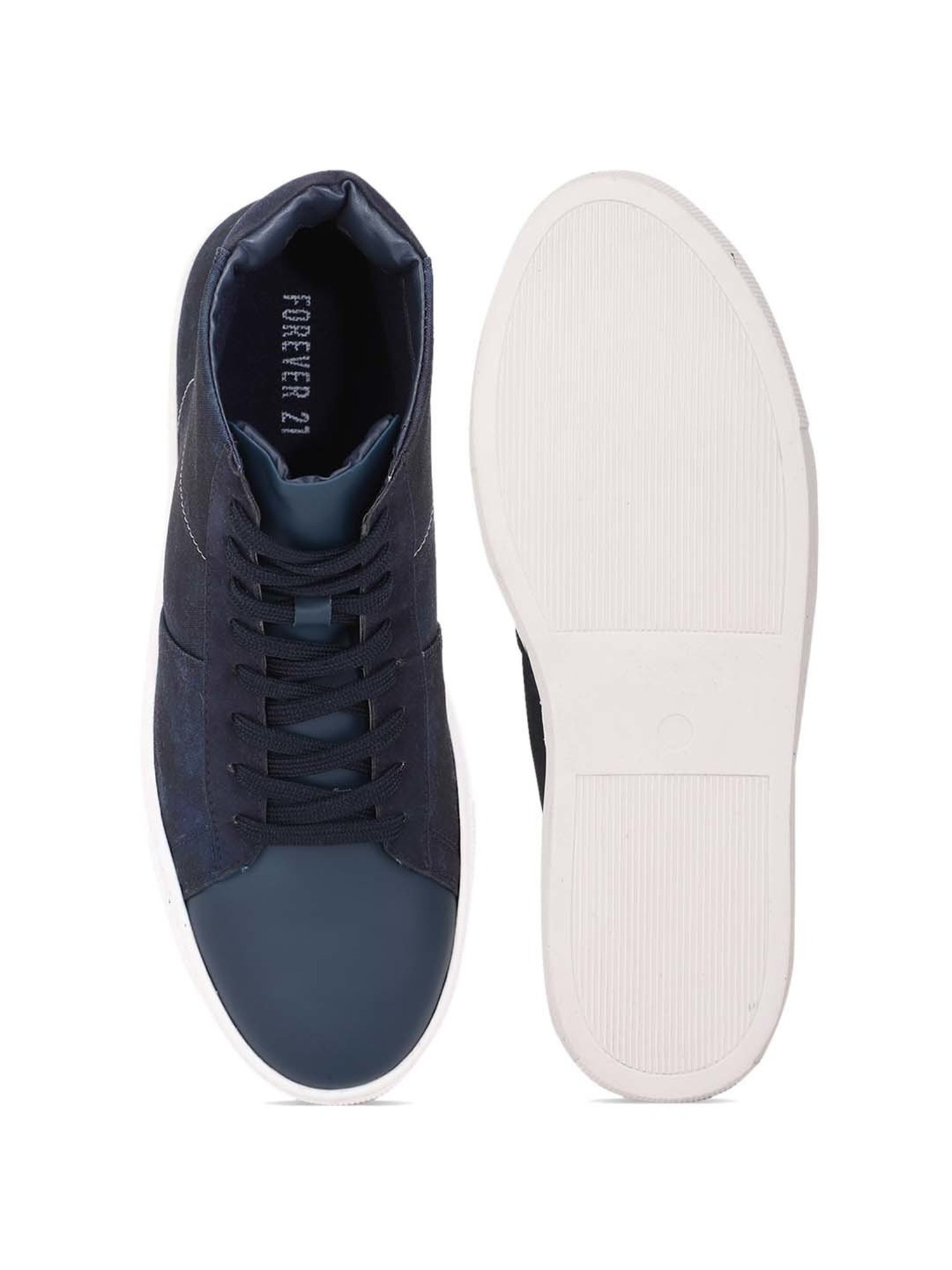 Forever 21 Men's Navy Ankle High Sneakers