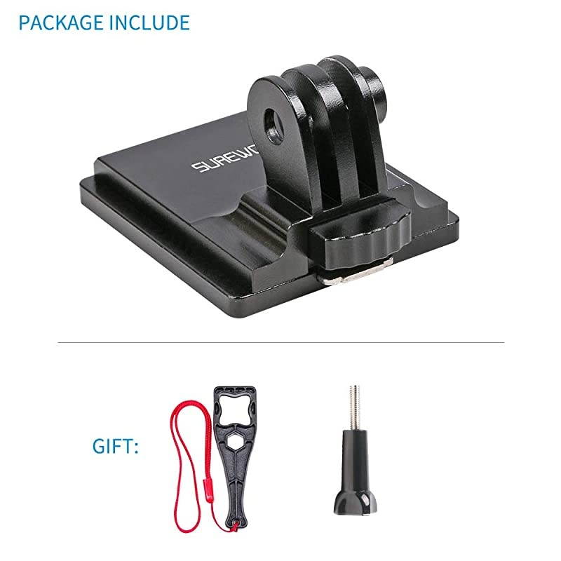 Aluminum NVG Mount Compatible with GoPro Hero 872018654 BlackHero SessionSilverDJI Osmo Action and Most Action Cameras