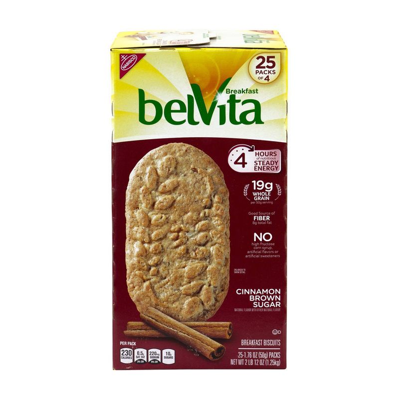 belVita Cinnamon Brown Sugar Breakfast Biscuits - 20ct