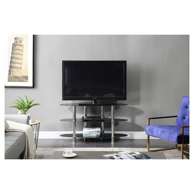 TV Stand Black 45" - Hodedah Import