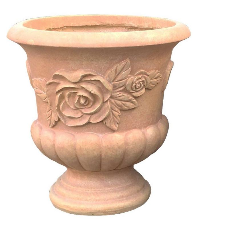 13.8" Kante Lightweight Concrete Indoor Outdoor Planter Terracota - Rosemead Home & Garden, Inc.