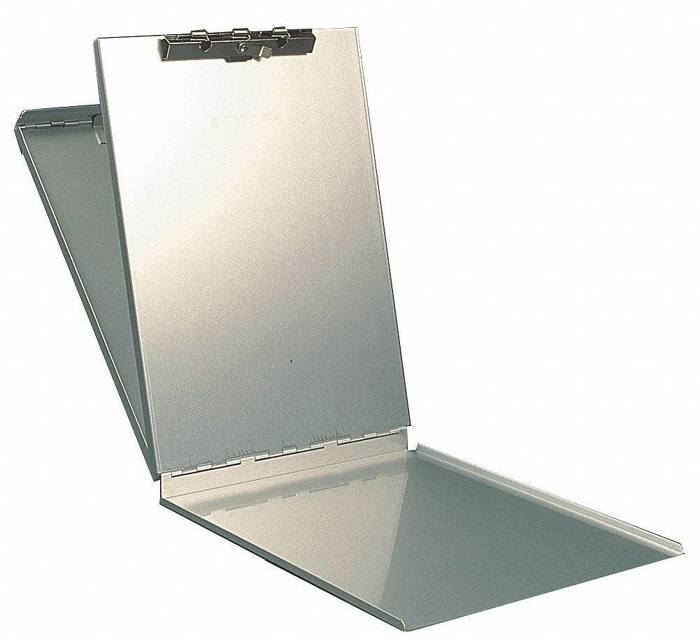 SAUNDERS 10020 8-1/2" x 14" Portable Storage Clipboard 3/8", Silver
