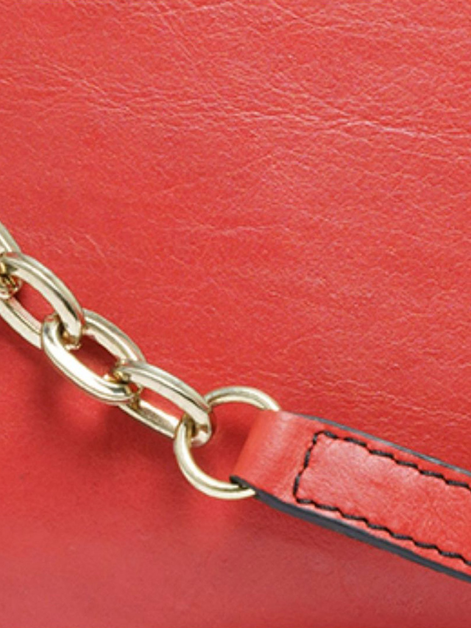 RI2K London Red Leather Small Cross Body Bag