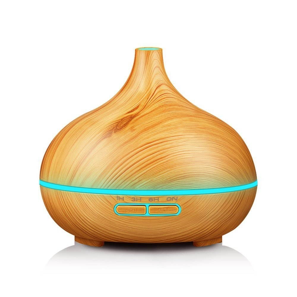 400ML Air Humidifier Essential Oil Diffuser 7 Colors LED Lights Air Purifier Electric Aromatherapy Mist Maker