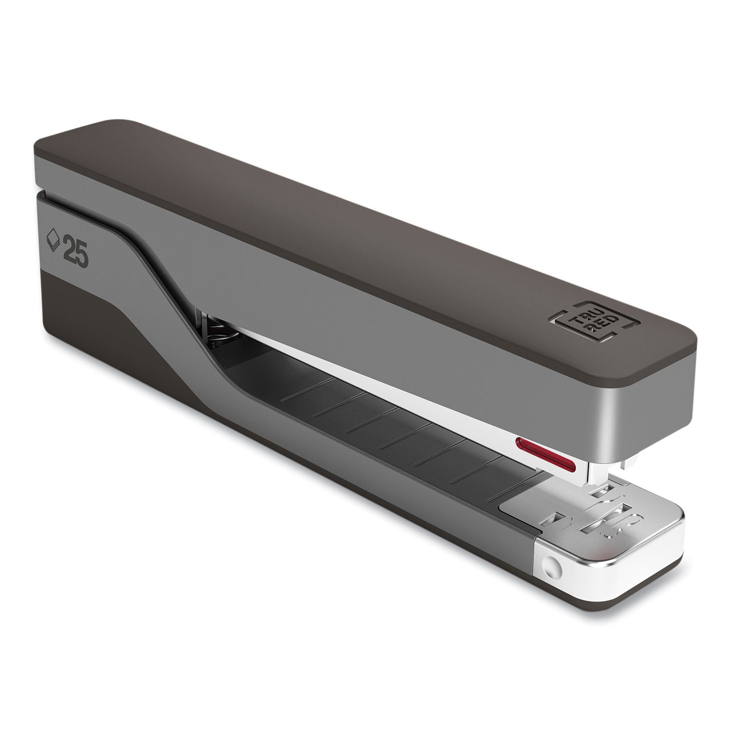 Tru Red Aluminum Full Strip Stapler, 25-Sheet Capacity, Each (TUD24418188)