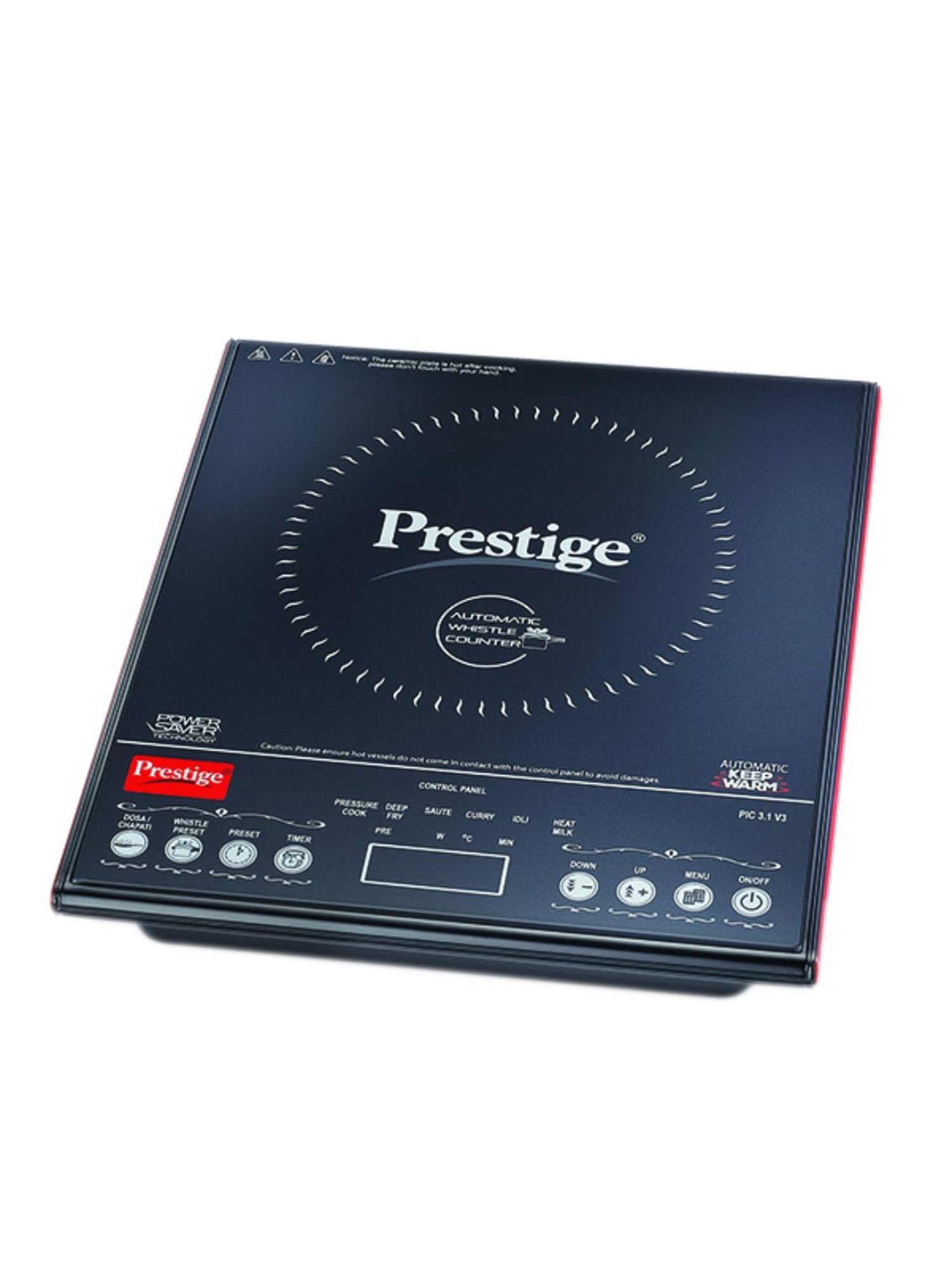 Prestige PIC 16.0 Plus 1900W Induction Cooktop (Black)