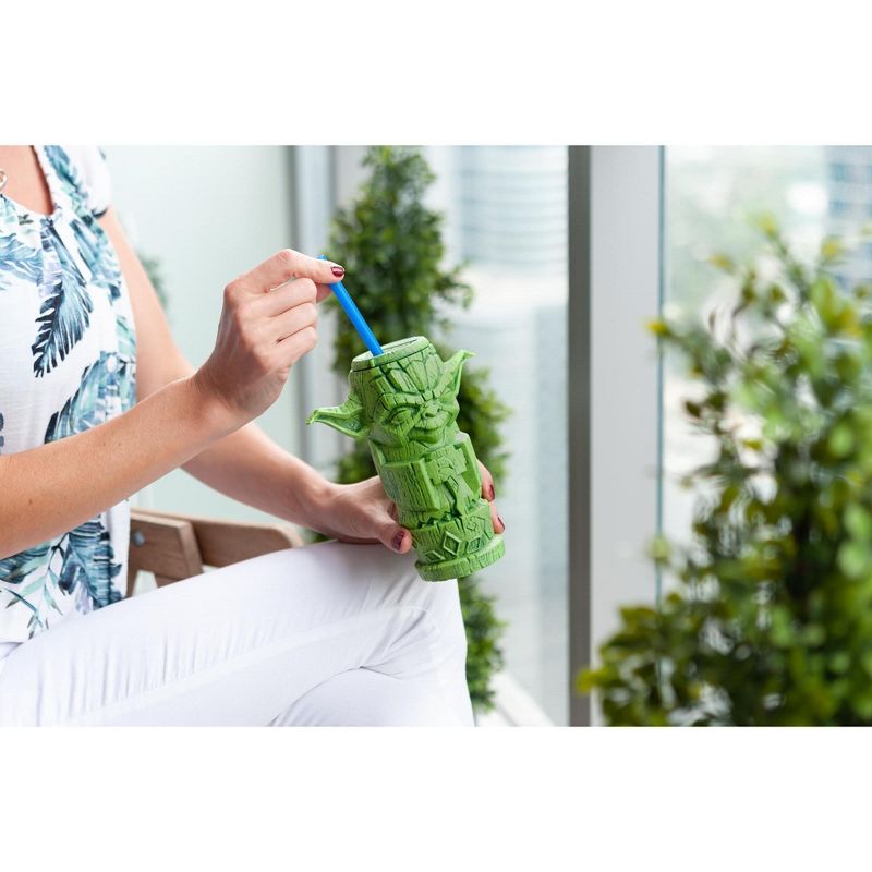 Beeline Creative Geeki Tikis Star Wars Yoda 17oz Plastic Tumbler