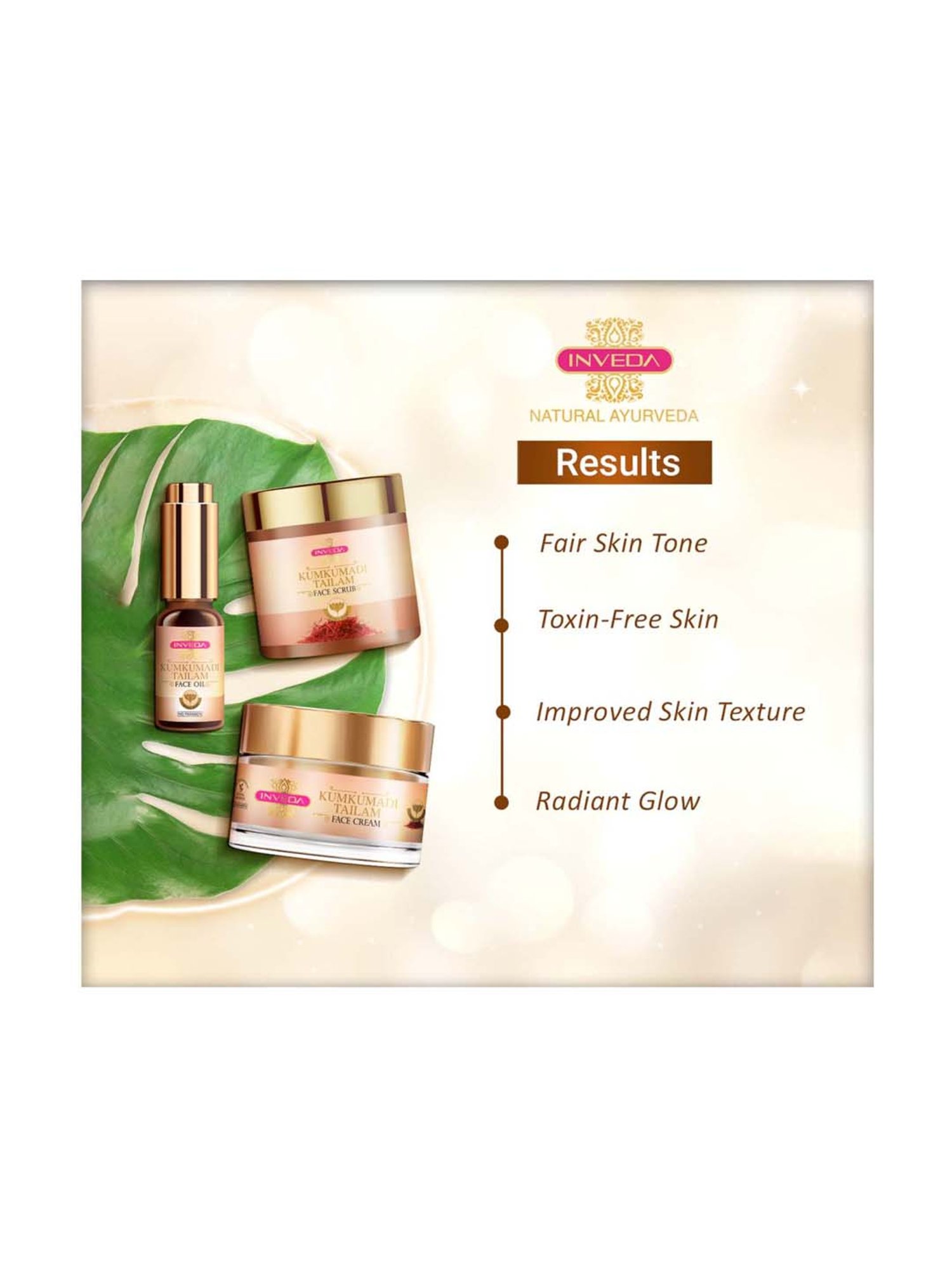 INVEDA Kumkumadi Tailam Combo Prevents 9 Skin Problems