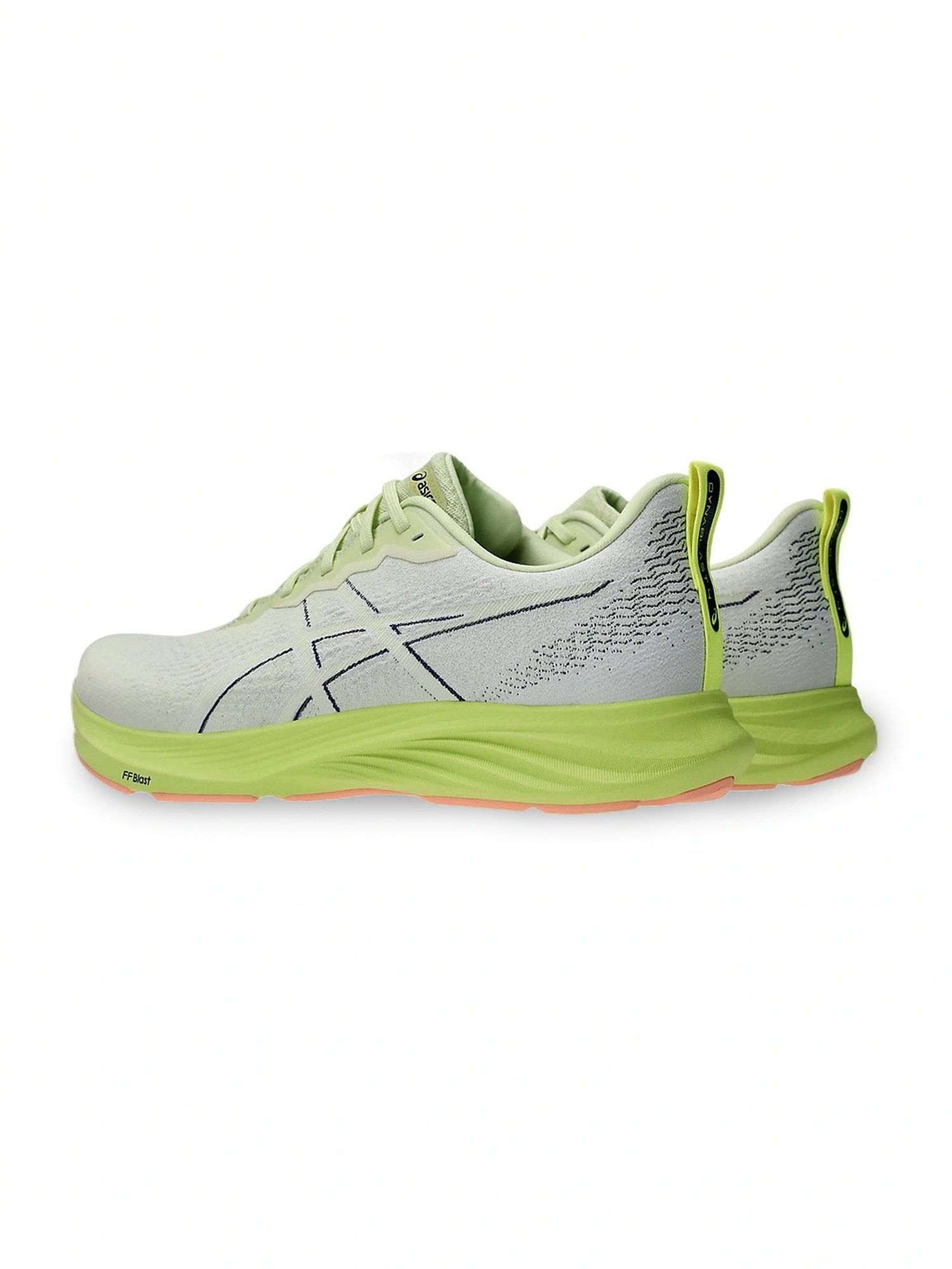 Asics Men's DYNABLAST 4 Grey & Green Running Shoes