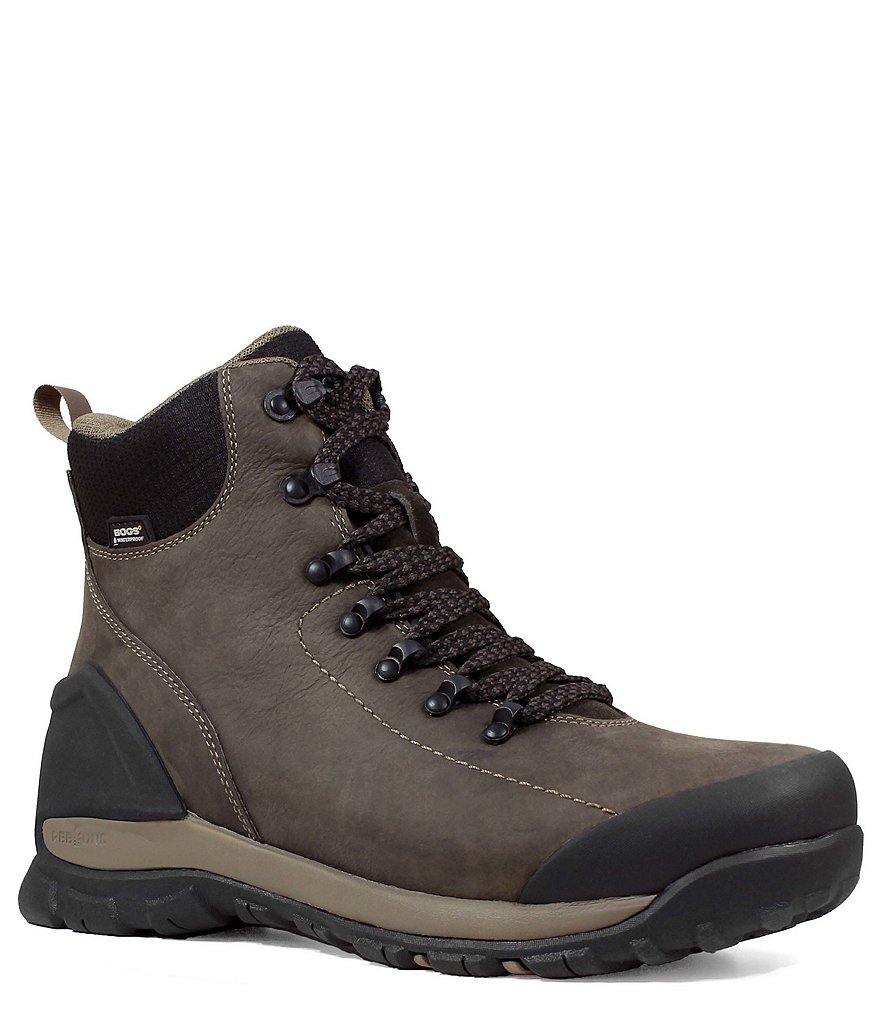 BOGS Men's Foundation Leather Waterproof Composite Toe Work Boot