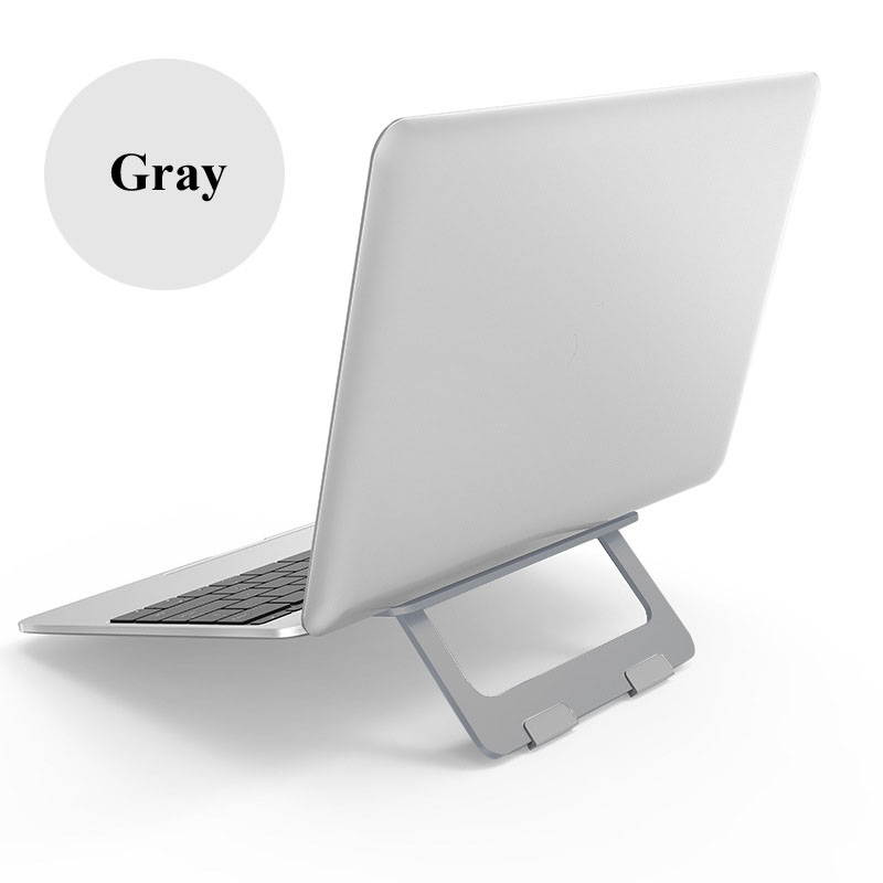 Foldable Laptop Stand Macbook Pro Aluminum Adjustable Desktop Tablet Holder Desk Table Mobile Phone Stand For iPad Air Notebook