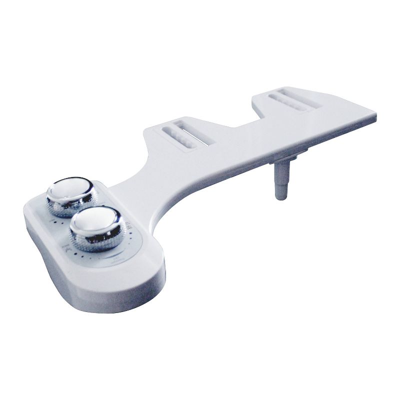 SB-410 Non-Electric Bidet Attachment with Single Nozzle and Hot/Cold Water White - SmartBidet