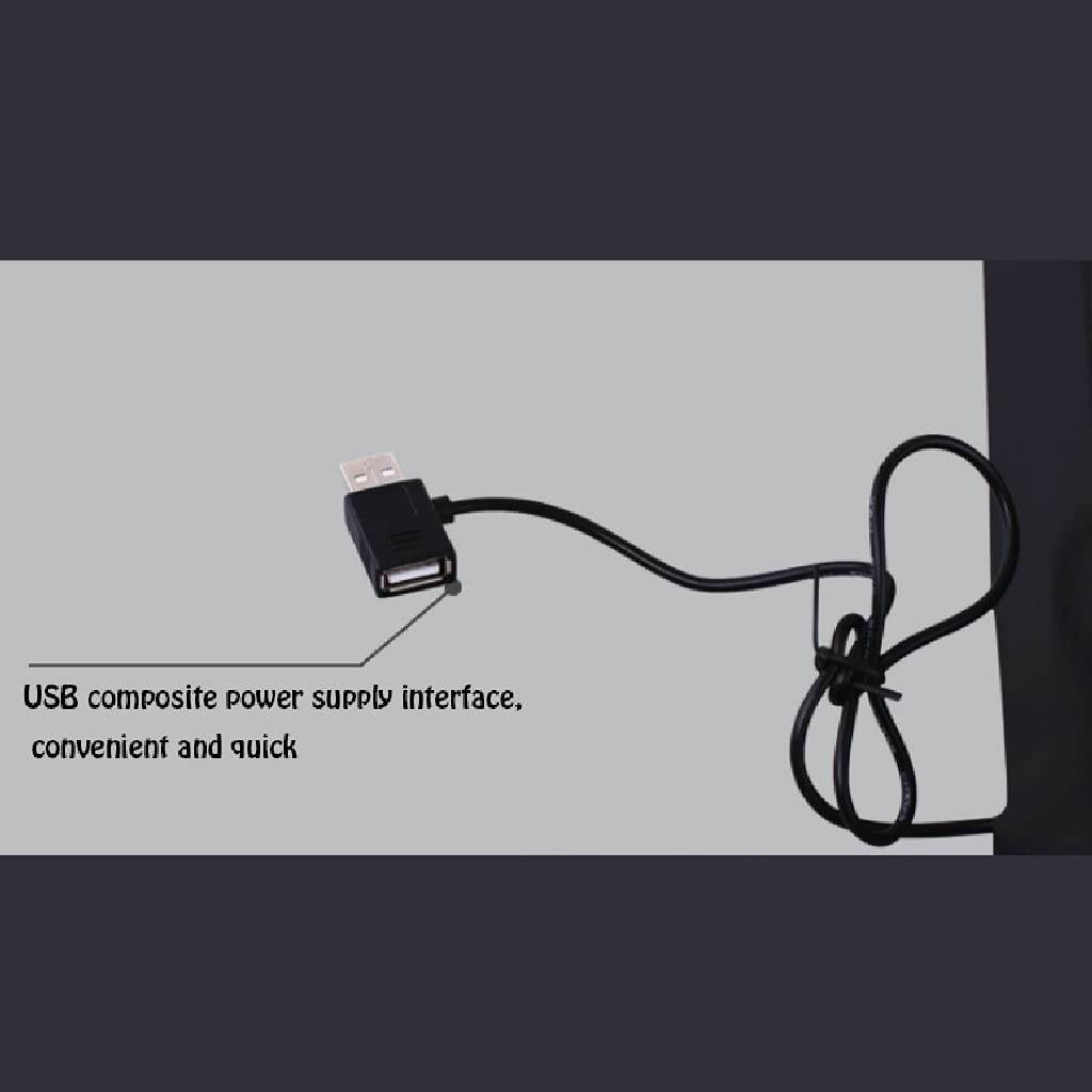 Silent Notebook Radiator Plastic Notebook Cooling Pad Cooling Bracket Suitable for Notebooks Within 15.4 Inches (Black)