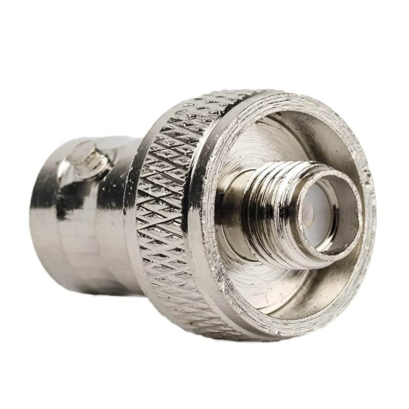 TMPack of 2 SMA Female to BNC Female Connector Convert Adapter Compatible with Two Way Radio BaoFeng UV5R FD880 Project Mobile Antenna