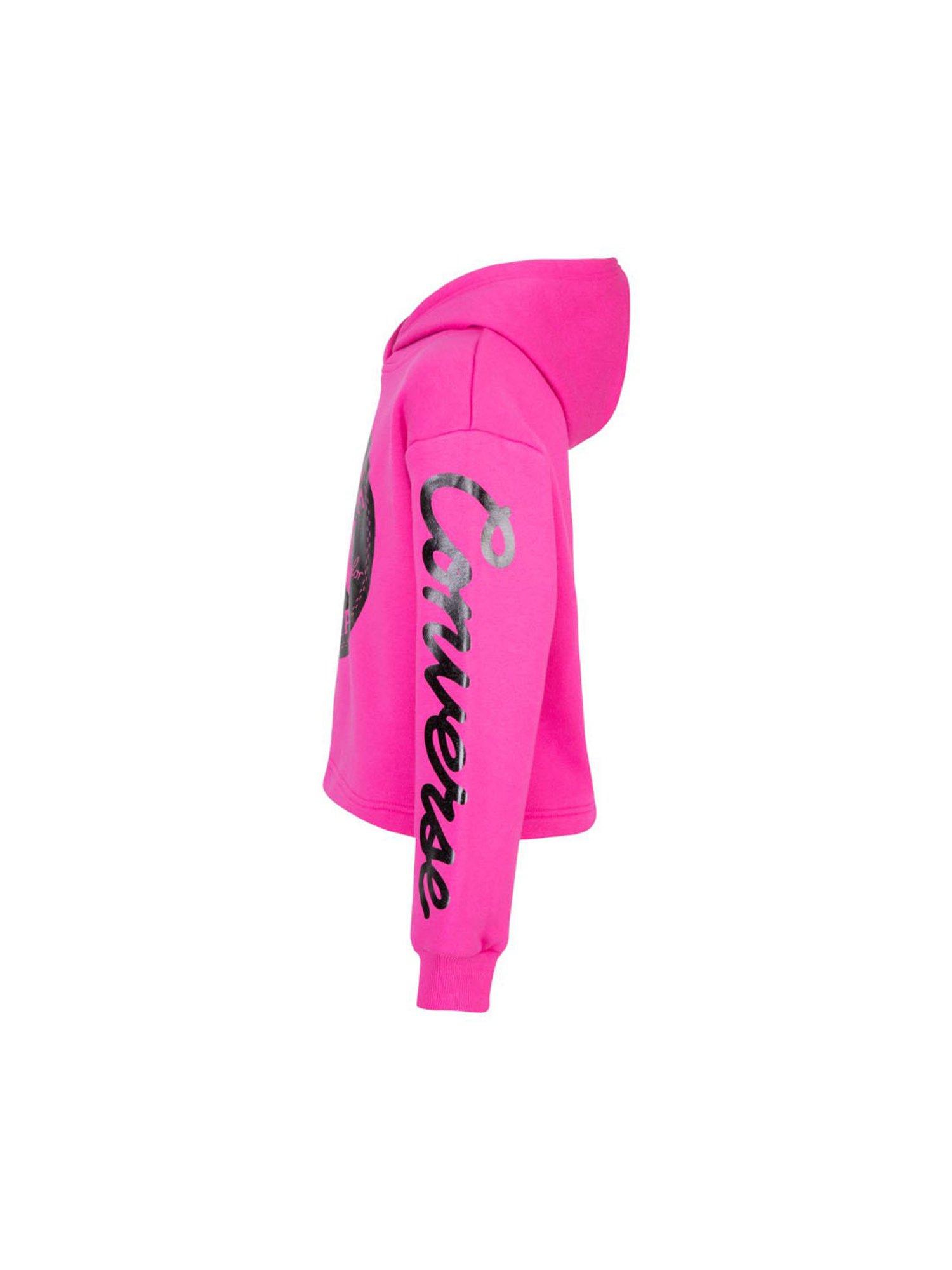 Converse Kids Pink Graphic Print Hoodie