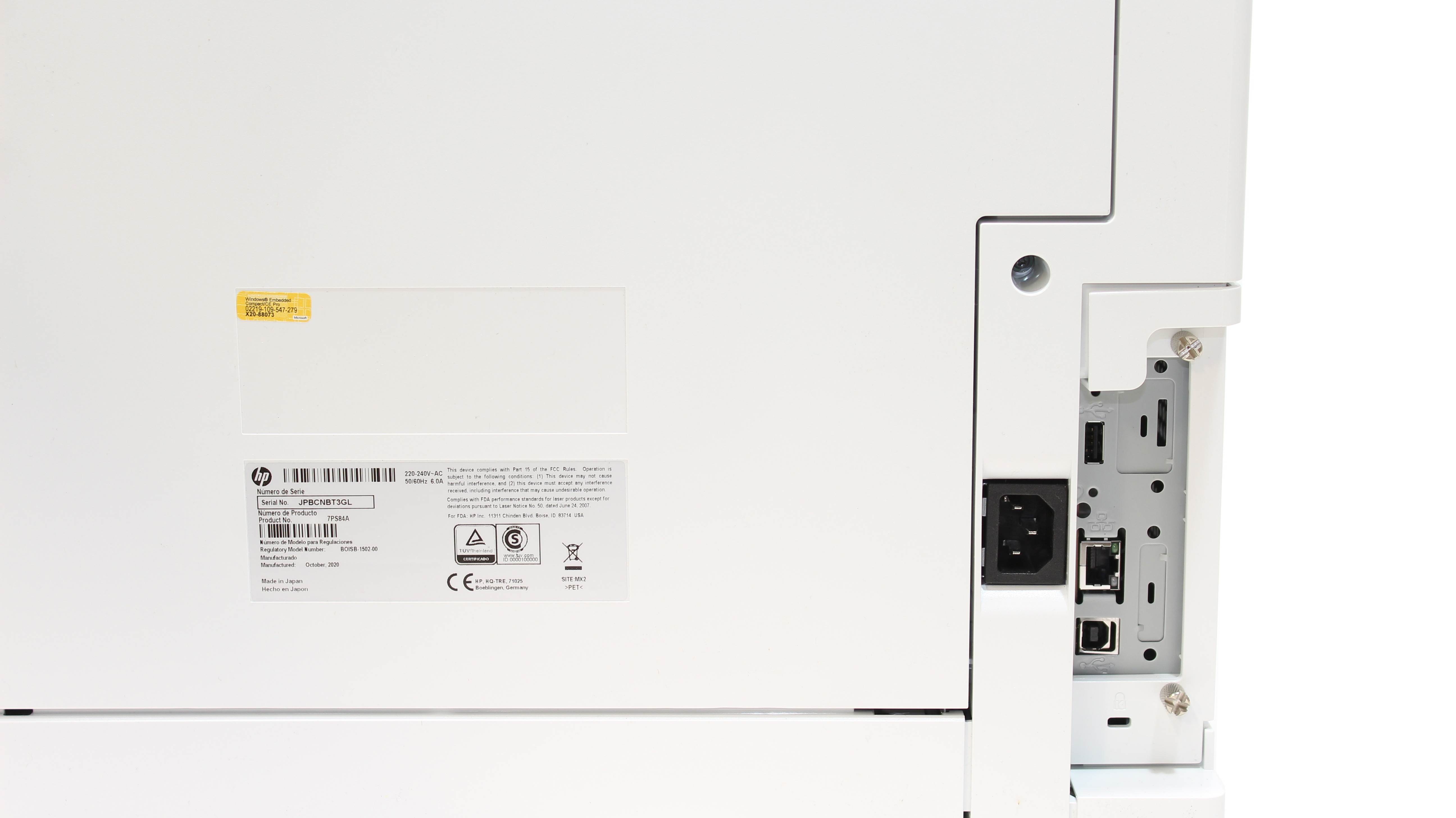 HP LaserJet Enterprise M611dn Printer B/W laser A4/Legal up to 65ppm USB 2.0/Gigabit LAN/USB 2.0 host 220/240V 7PS84A#AAZ