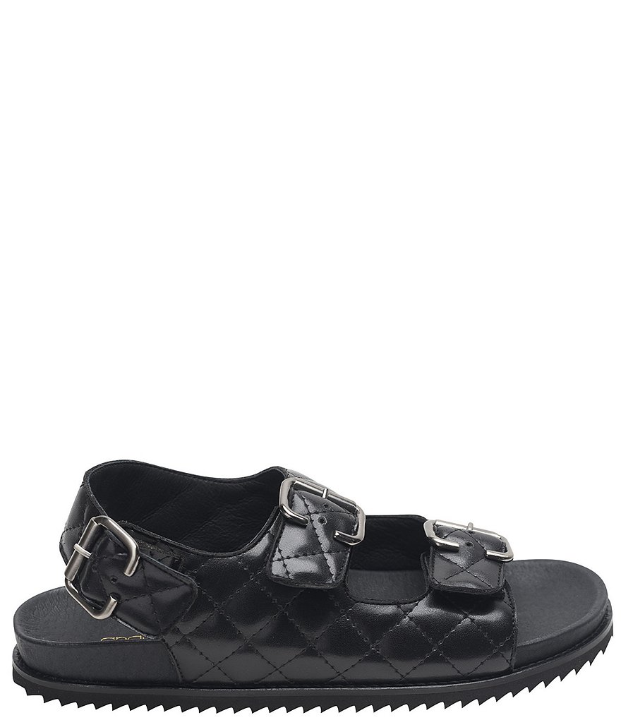 Andre Assous Moira Quilted Buckled Sandals