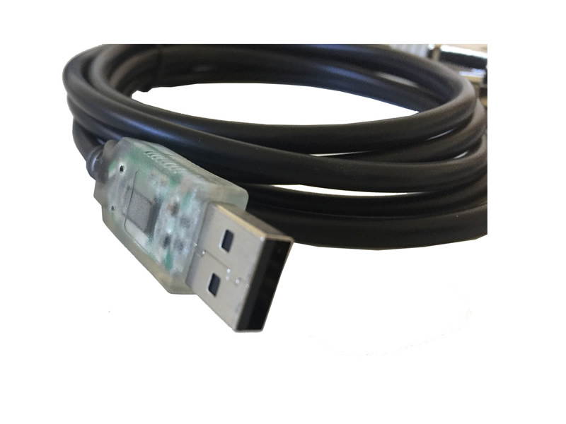 AYA 6Ft (6 Feet) USB to Serial RS-232 DB-25 Male Straight-Thru Cable FTDI Chipset (5-Wires)