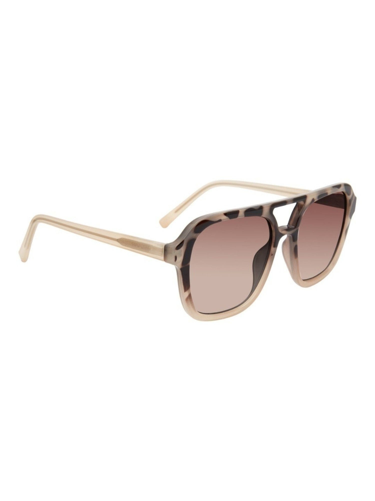 STEVE MADDEN Brown Square UV Protection Unisex Sunglasses