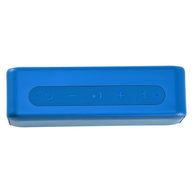 Basics 15-Watt Bluetooth Stereo Speaker with Water Resistant Design - Blue