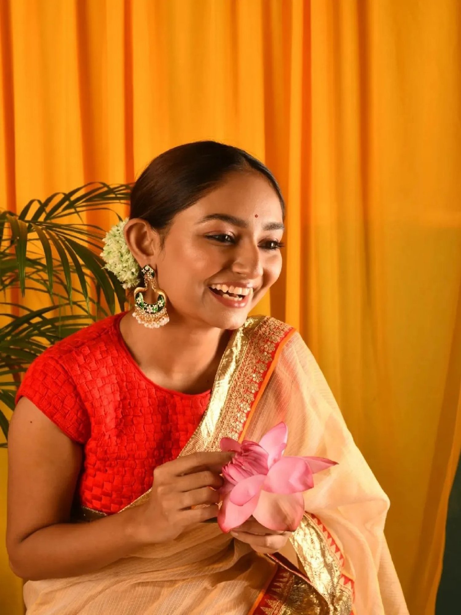 Jewelz Wedding and Fastive Season Chand Bali Earrings for womens & Girls