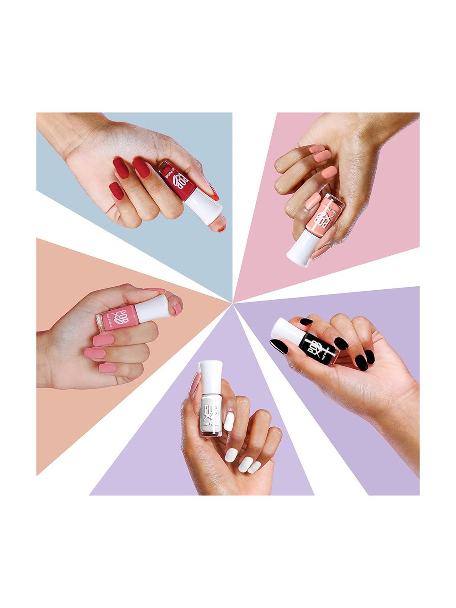 Color Fx Nail Fix Cure-In Mask, Moisturizer, Nail Enamel Remover & Nail Buffer Combo, Pack of 4