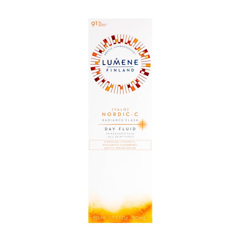 Lumene Valo Radiance Flash Day Fluid Cream with Vitamin C - 1.7 fl oz