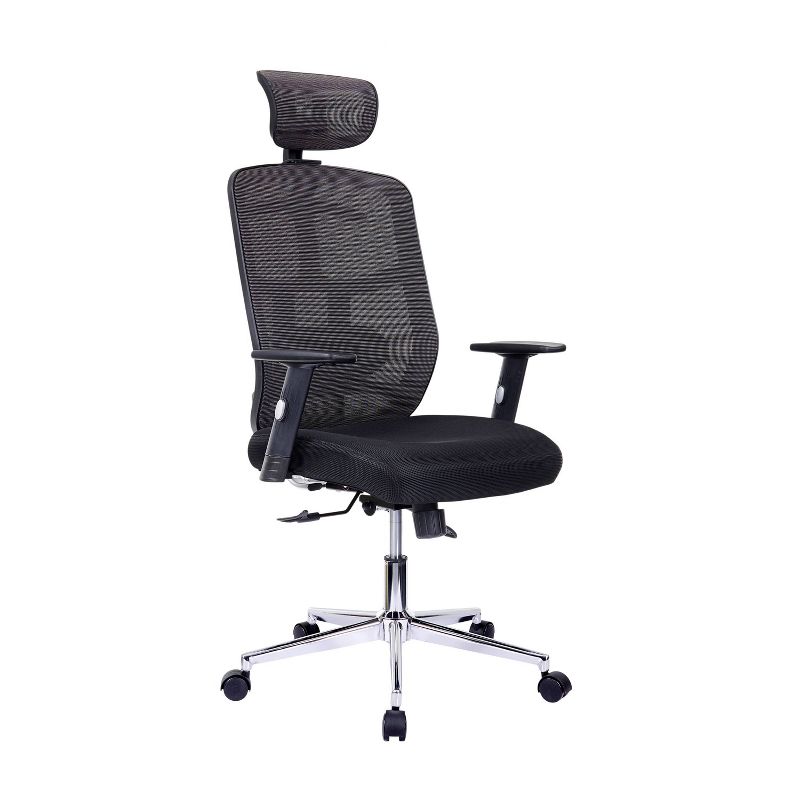 High Back Executive Mesh Office Chair Black - Techni Mobili