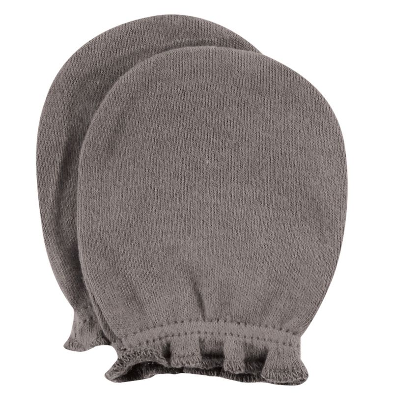 Hudson Baby Infant Boy Cotton Scratch Mittens, Moose, 0-6 Months