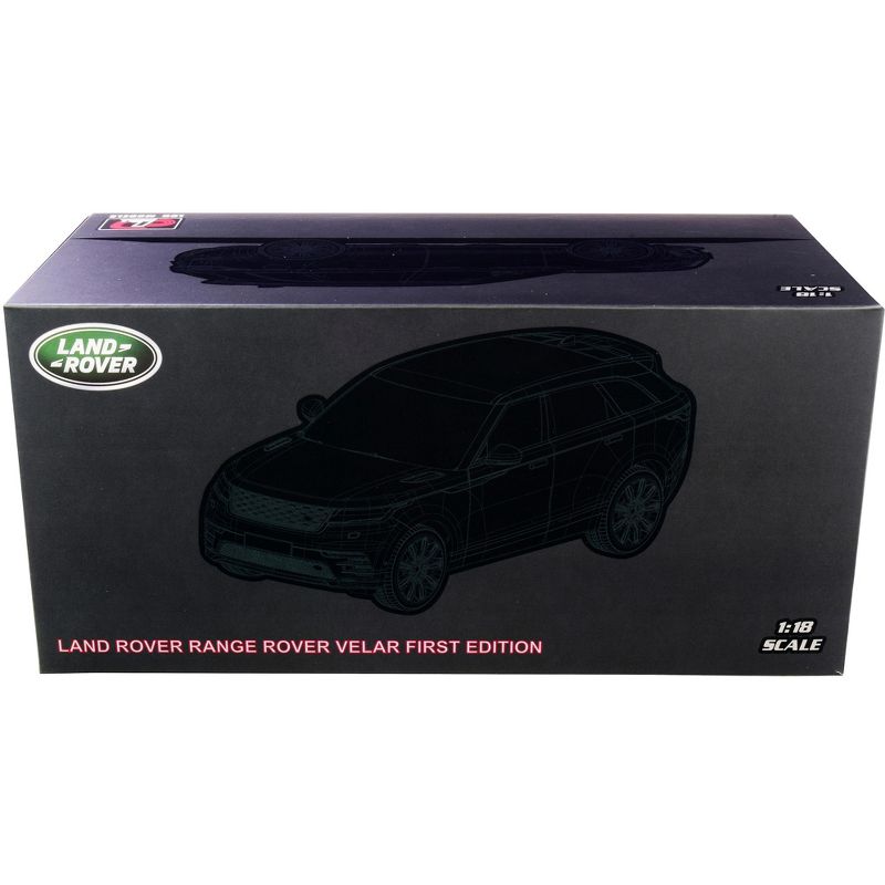 Land Rover Range Rover Velar First Edition Red with Black Top 1/18 Diecast Model Car by LCD Models