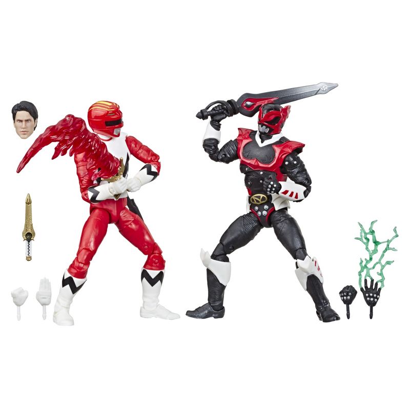 Power Rangers Lightning Collection In Space Psycho Red Ranger and Lost Galaxy Red Ranger Collectible Action Figures