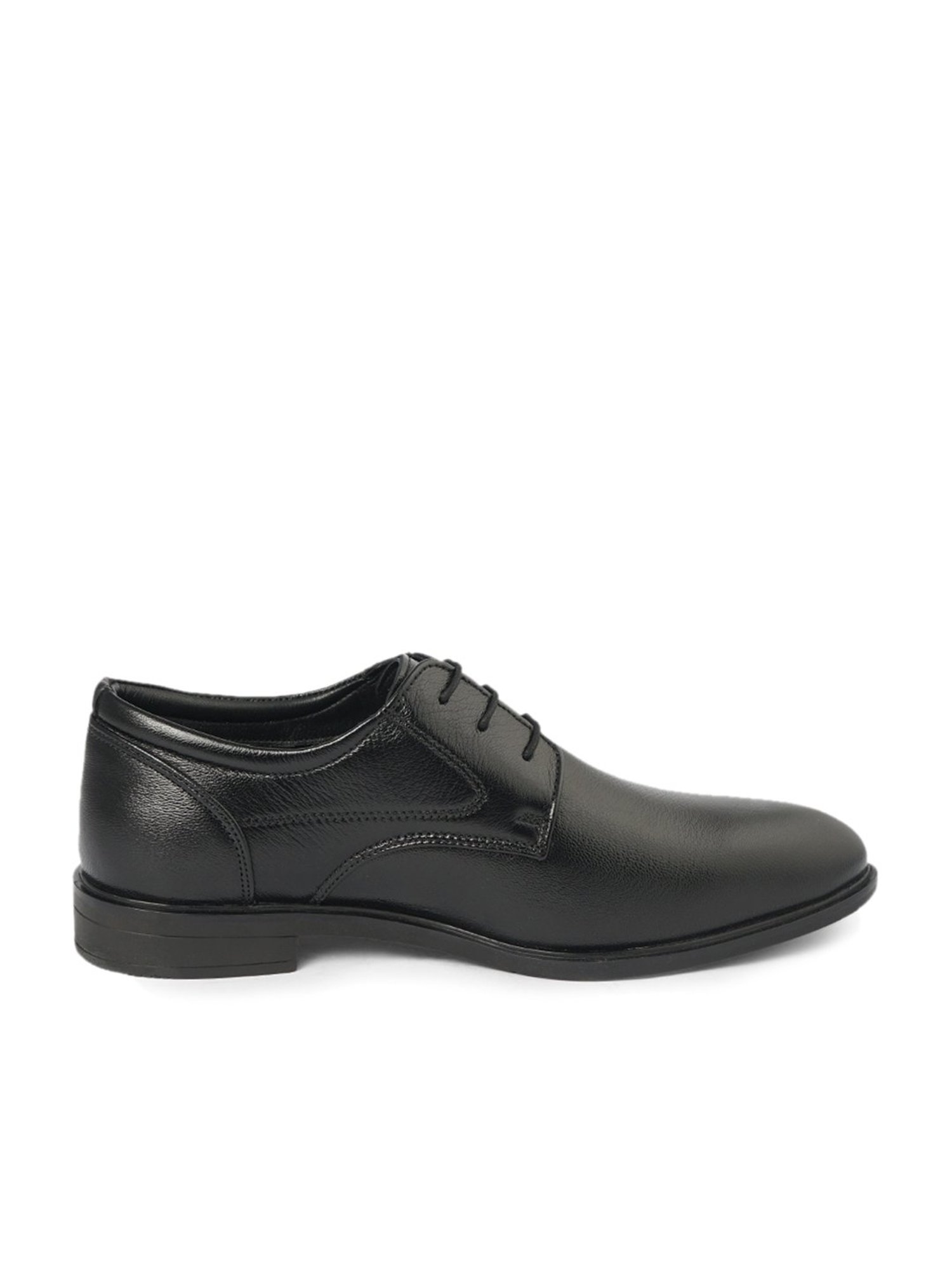 ID Men's Black Derby Shoes