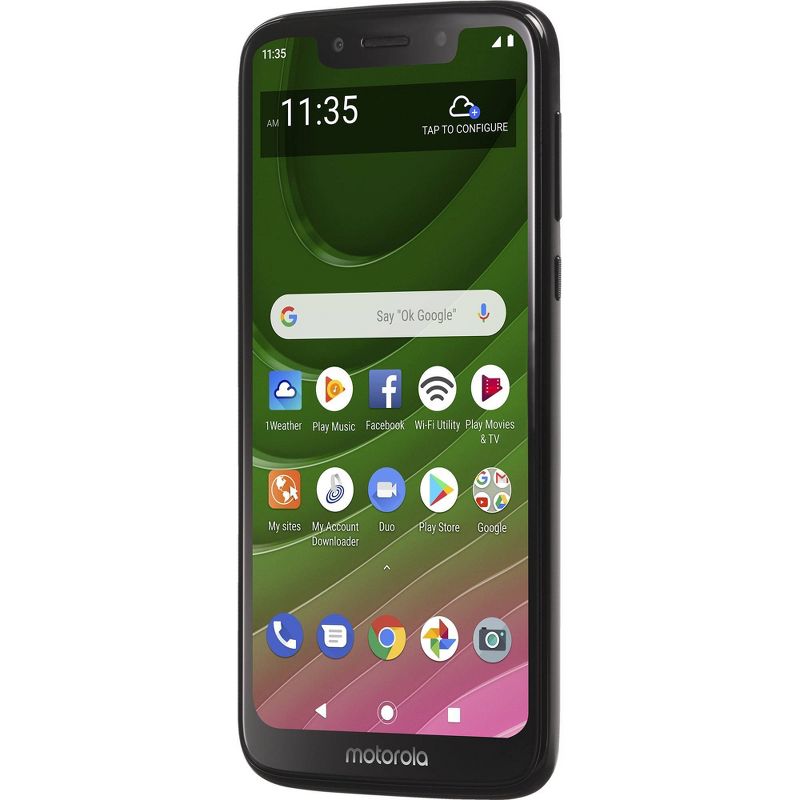 Total Wireless Prepaid Motorola Moto G7 Optimo Maxx 4G LTE (32GB) GSM - Black