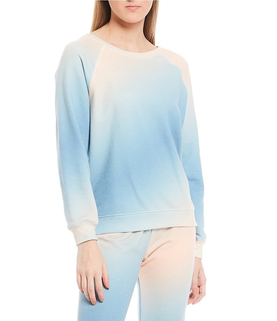 Marc New York Short Sleeve Tie-Dye Jewel Neck Tee