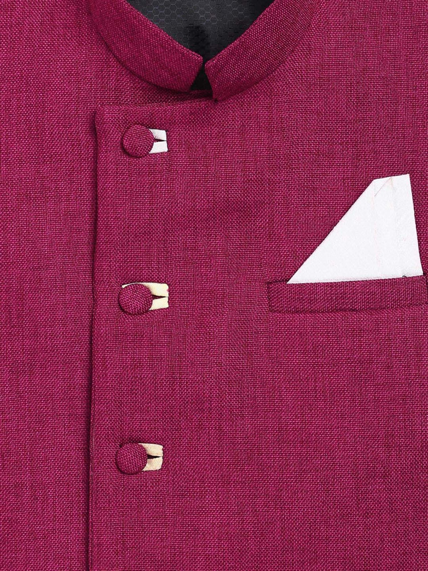 AJ Dezines Kids Lilac Regular Fit Waistcoat