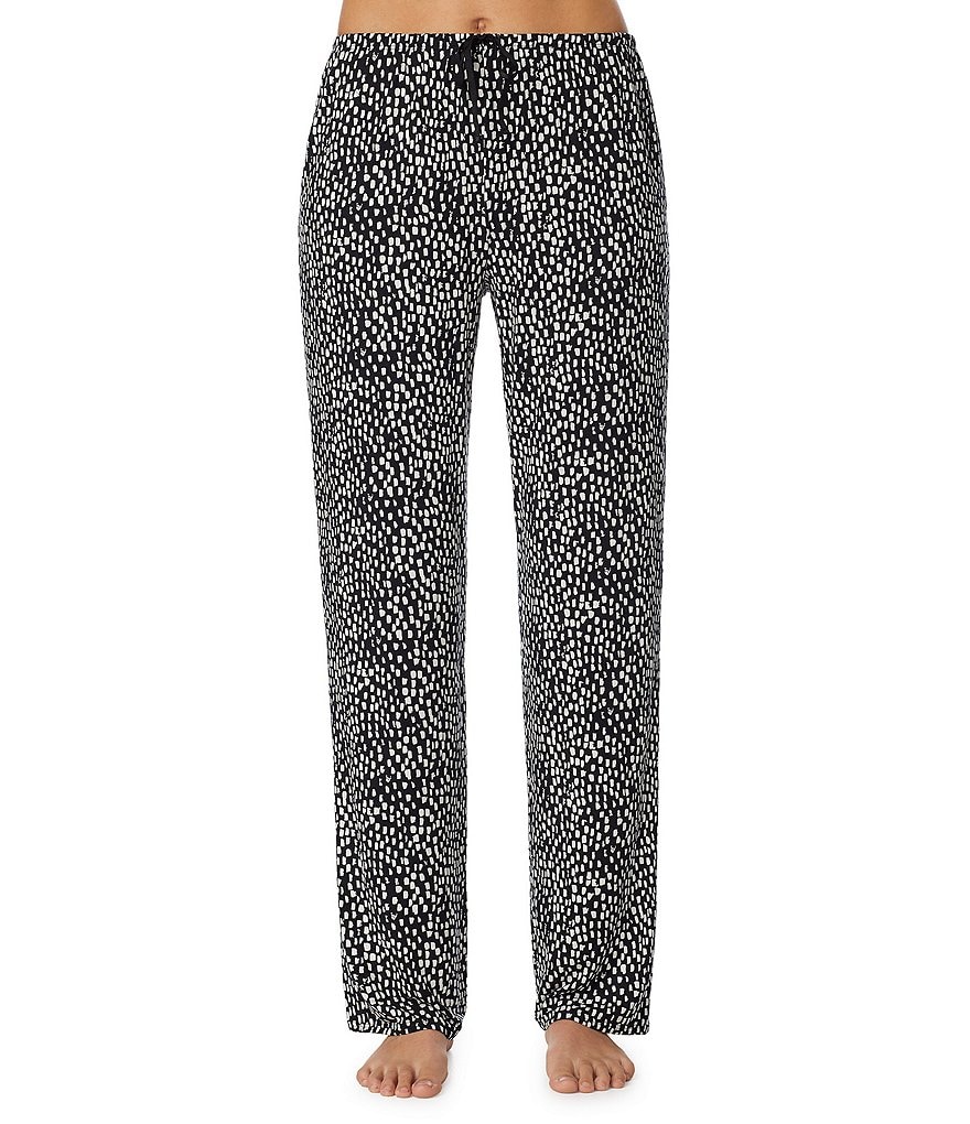 Donna Karan Abstract Print Knit Sleep Pants