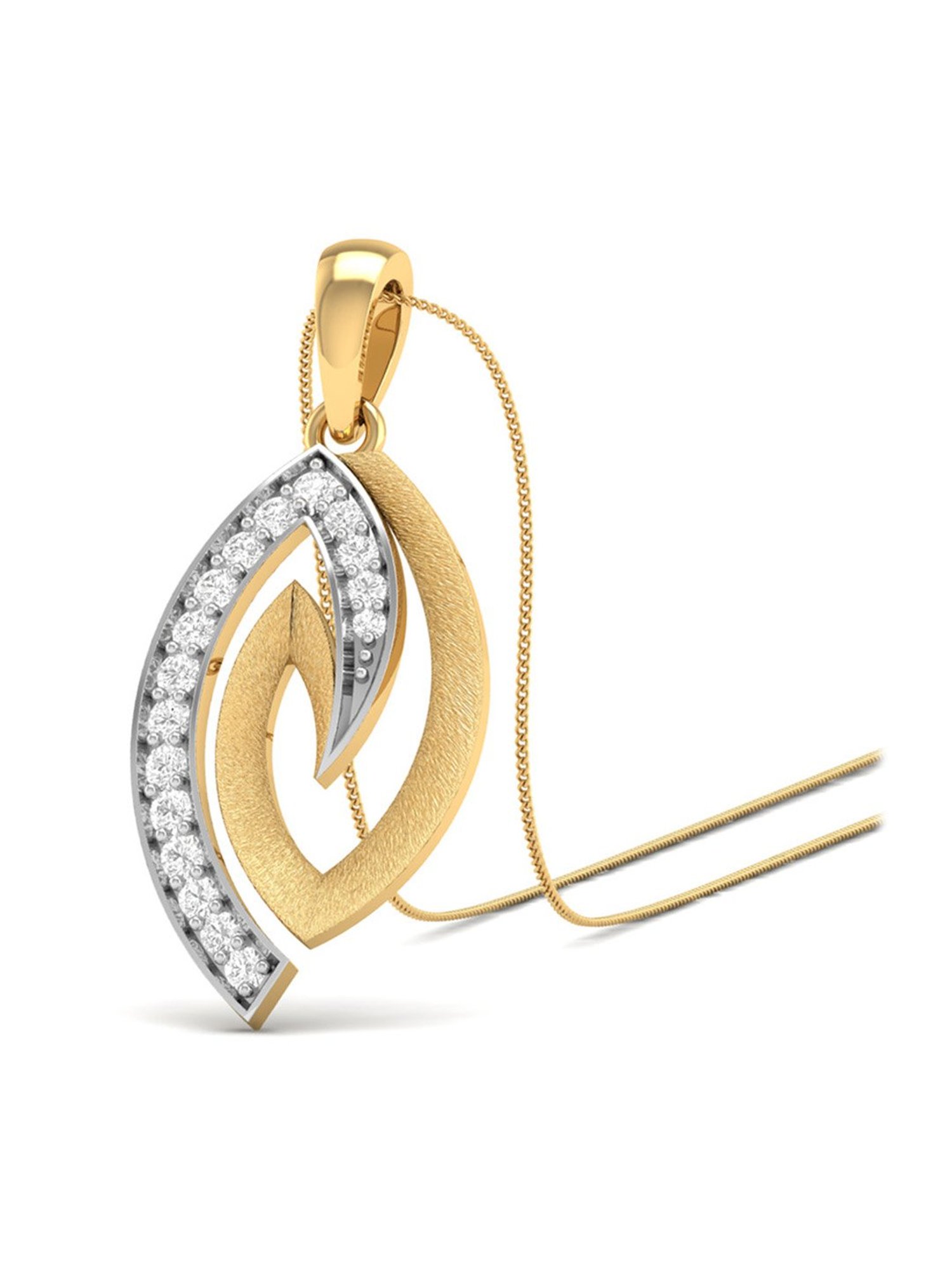 PC Jeweller Darick 18k Gold Pendant without Chain for Women