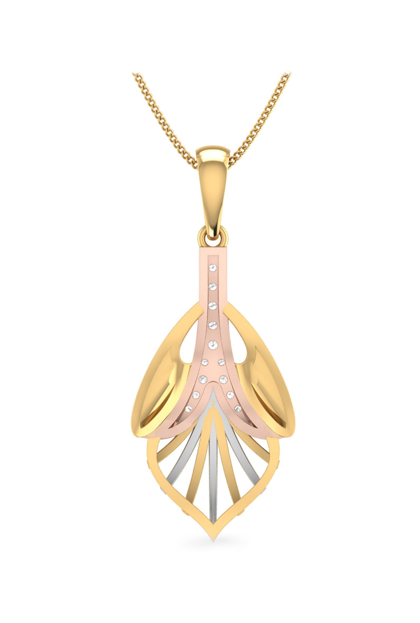 PC Jeweller Cowen 22 kt Gold Pendant without Chain