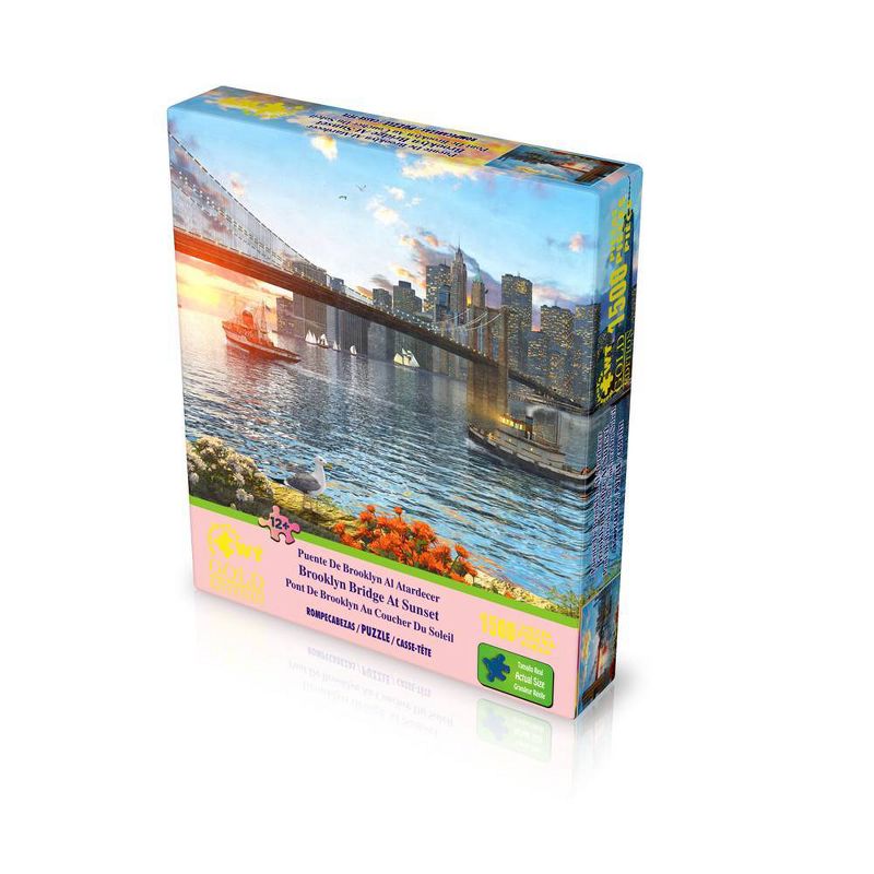 Wuundentoy Gold Edition: Brooklyn Bridge at Sunset Jigsaw Puzzle - 1500pc